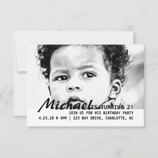 Invitation - 2 ans ! (Devant)
