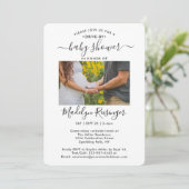 Invitation 2 Baby shower De Distances Sociales Conduite En Ph (Debout devant)