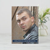 Invitation 2 Côté 5 Photo Acteur Modèle 5x7 Comp/Modèle Zed (Debout devant)