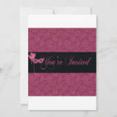 Invitation 2 de boule de mascarade (Devant)