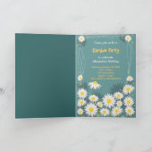 Invitation 2 de fête d'anniversaire de jardin de (Intérieur)