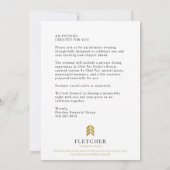 Invitation 2 | Dîner d'adieu FFG sombre (Dos)