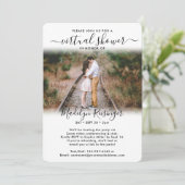 Invitation 2 Fête des mariées d'interurbain virtuel de script (Debout devant)