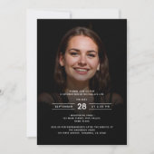 Invitation 2-Photo Célébration de la vie / Funérailles / Mémo (Devant)