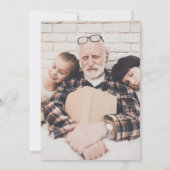 Invitation 2-Photo Célébration de la vie / Funérailles / Mémo (Dos)