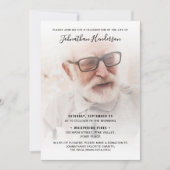 Invitation 2-Photo Célébration de la vie / Funérailles / Mémo (Devant)