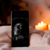 Invitation 2-Photo Célébration de la vie / Funérailles / Mémo