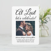 Invitation 2 Photo Dernière célébration de réception de maria (Debout devant)