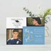 Invitation 2 PHOTO et CHOISIR LA COULEUR Bleu Bleu Bleu Bleu (Debout devant)