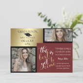 Invitation 2 PHOTO ET CHOISISSEZ VOTRE COULEUR Bourgogne (Debout devant)