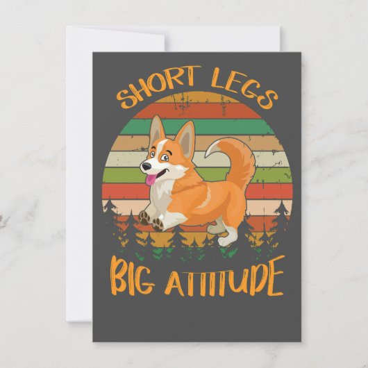 Invitation 2 Short Legs Big Attitude corgi (Devant)