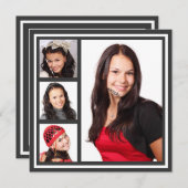 Invitation 2 Side N'Importe Quelle Partie De Diplôme De Photo (Devant / Derrière)