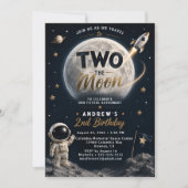 Invitation 2e anniversaire d'astronaute de l'espace (Devant)