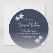 Invitation 2e anniversaire Deux La Lune Boy (Dos)