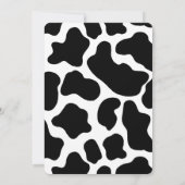 Invitation 2e anniversaire ferme Grange Animaux Oink Baa Moo  (Dos)