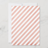 Invitation 2e anniversaire - Rose Gold White (Dos)