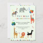 Invitation 2e anniversaire sauvage et capricieux (Devant)