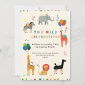 Invitation 2e anniversaire sauvage et capricieux (Devant)