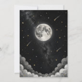 Invitation 2e anniversaire Space Moon (Dos)