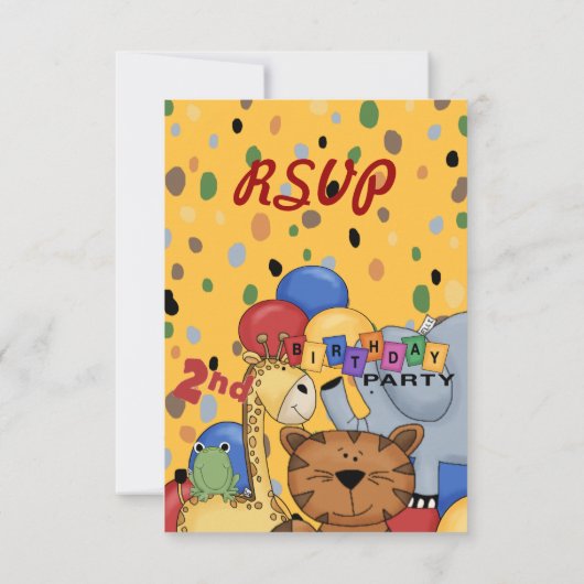 Invitation 2e fête d'anniversaire (Dos)