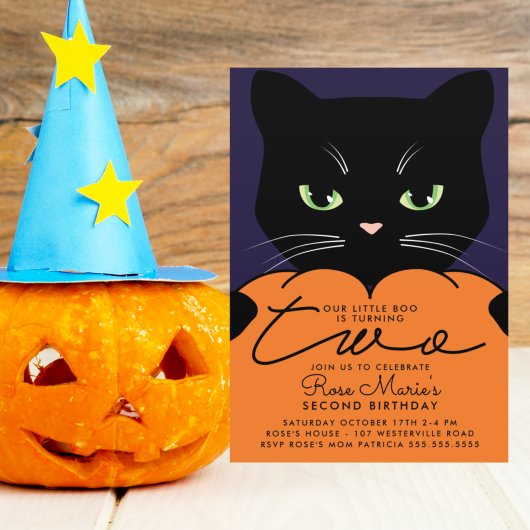 Invitation 2E FÊTE D'ANNIVERSAIRE | Notre Petit Boo