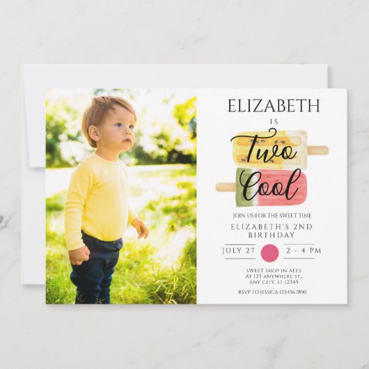 Invitation 2e fête populaire d'été (Devant)