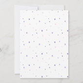 Invitation 2ème Deux La Lune et les étoiles Astronaut Anniver (Dos)