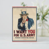 Invitation 2ème guerre mondiale Recherchés de l'affiche des s (Debout devant)