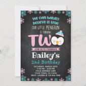 Invitation 2ème tableau d'invitation d'anniversaire de (Devant)