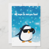 Invitation 2nd Birthday Two Cool Penguin Boy (Dos)