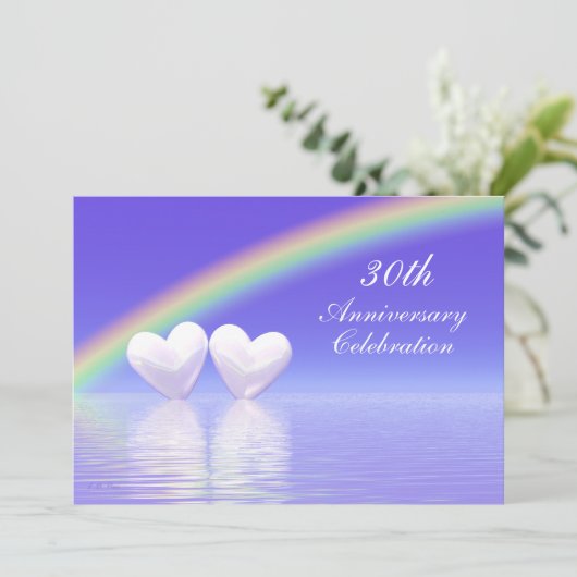 Invitation 30 ans Pearl Hearts (Debout devant)