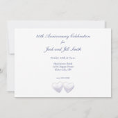 Invitation 30 ans Pearl Hearts (Dos)