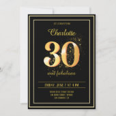 Invitation 30 et Fabuleux anniversaire (Devant)