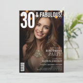 Invitation 30 et Fabulous Magazine Couverture 30e anniversair (Debout devant)