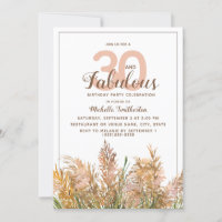 30 Fabulous Herbe de la Pampa sur Anniversaire Bla