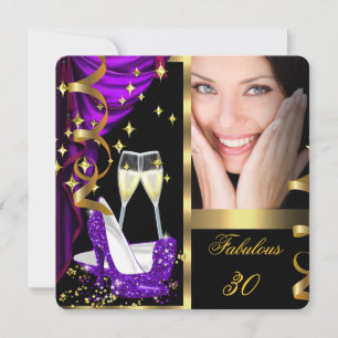 Invitation 30 Fabulux et Fantastiques Fête au Champagne Viole
