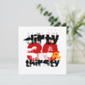 Invitation 30e anniversaire - 30 et 30 soif (Debout devant)