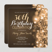 Invitation 30e anniversaire de la fête Lumières d'éclaboussur (Devant / Derrière)