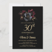 Invitation 30e anniversaire de la floraison noire de Bourgogn (Devant)