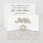 Invitation 30e anniversaire de mariage (Devant / Derrière)