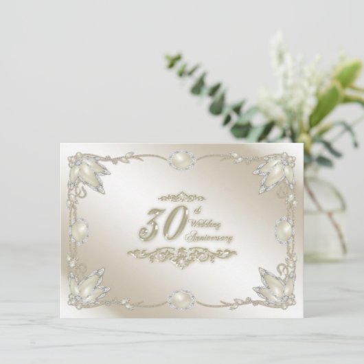 Invitation 30e anniversaire de mariage (Debout devant)