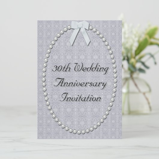 Invitation 30e anniversaire de mariage (Debout devant)