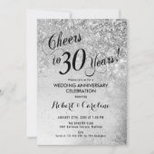 Invitation 30e Anniversaire de Mariage Argent (Devant)
