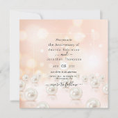 Invitation 30e anniversaire de mariage de perle (Devant)