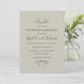 Invitation 30e anniversaire de mariage de perle (Debout devant)