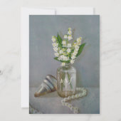 Invitation 30e anniversaire de mariage de perle (Dos)