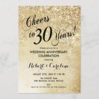 30e anniversaire de mariage or