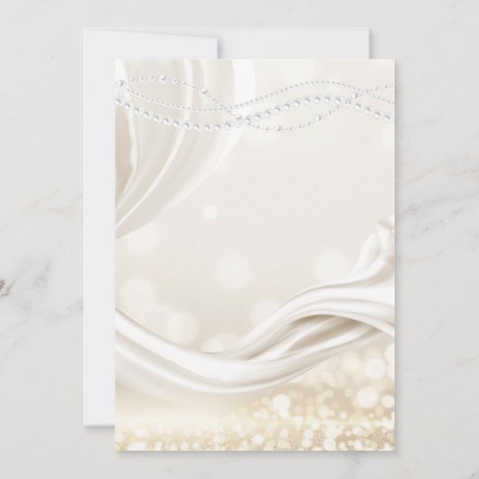 Invitation 30e anniversaire de mariage Perle (Dos)