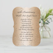 Invitation 30e anniversaire de mariage renouvellement de vœux (Debout devant)