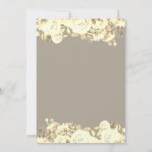 Invitation 30e anniversaire de mariage Roses rustiques (Dos)